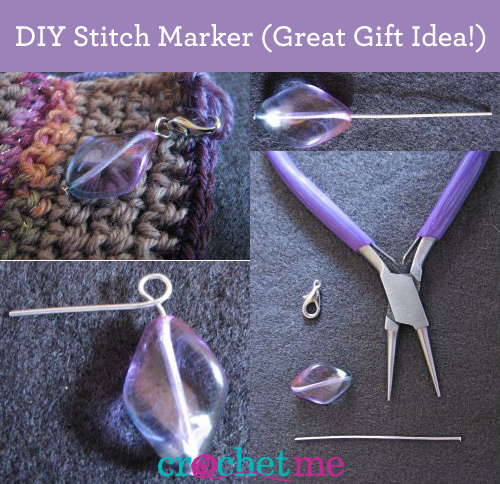 crochet stitch marker tutorial