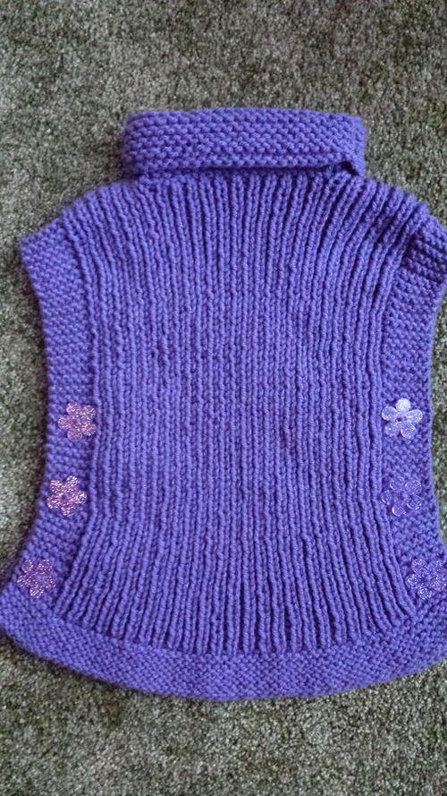Easy Knit Child's Poncho