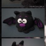 Crochet this Free Bat Toy for Halloween!
